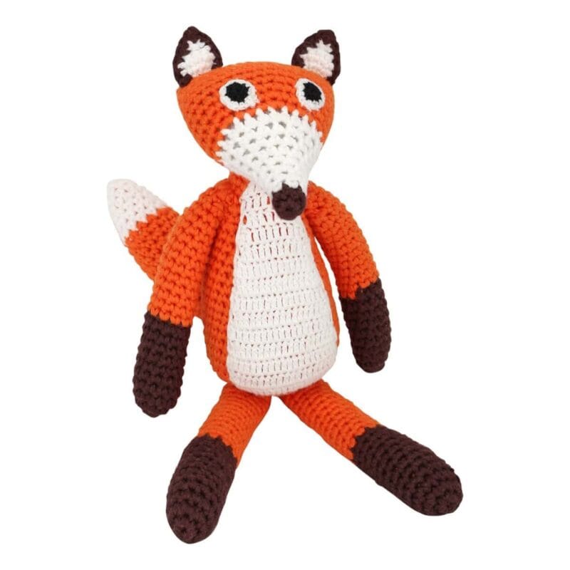 12173 - Gehäkeltes Kuscheltier Fuchs FRED