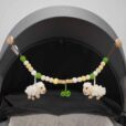 Kinderwagenkette personalisiert mit Wunschname NENA (im Kinderwagen)