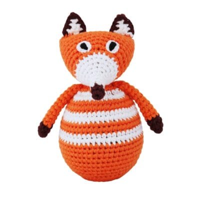 Gehäkeltes Stehaufmännchen Fuchs FRED