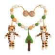 Gehäkelte Kinderwagenkette Tiger TONI