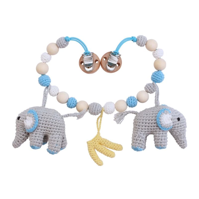 12325-Gehaekelte-Kinderwagenkette-Elefant-JUMBO-in-Blau-Rueckseite Gehäkelte Kinderwagenkette Elefant JUMBO in Blau - Rückseite