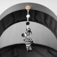 Kinderwagenspielzeug Zebra STRIPEY Bio - seitlich