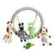 Baby Mobile Safari 2 - Nilpferd, Zebra, Giraffe, Löwe - Gruppenfoto