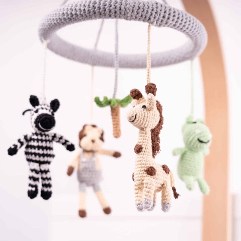12491-Baby-Mobile-Safari-2-Nilpferd-Zebra-Giraffe-Loewe-aus-Babys-Perspektive Baby Mobile Safari 2 - Nilpferd, Zebra, Giraffe, Löwe - aus Babys Perspektive