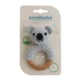 Ringrassel Koala in transparenter Verpackung, Vorderansicht im Verkaufszustand