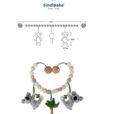 Gehäkelte Kinderwagenkette Koala COCO Bio - Abmessungen