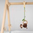 Babyspielzeug Spielbogenanhänger Affe braun