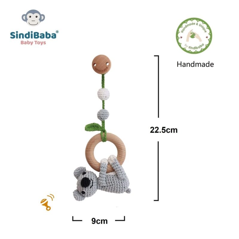 12524-Gehaekelter-Spielbogenanhaenger-Koala-COCO-Bio-3-in-1-Abmessungen Gehäkelter Spielbogenanhänger Koala COCO Bio 3-in-1 - Abmessungen