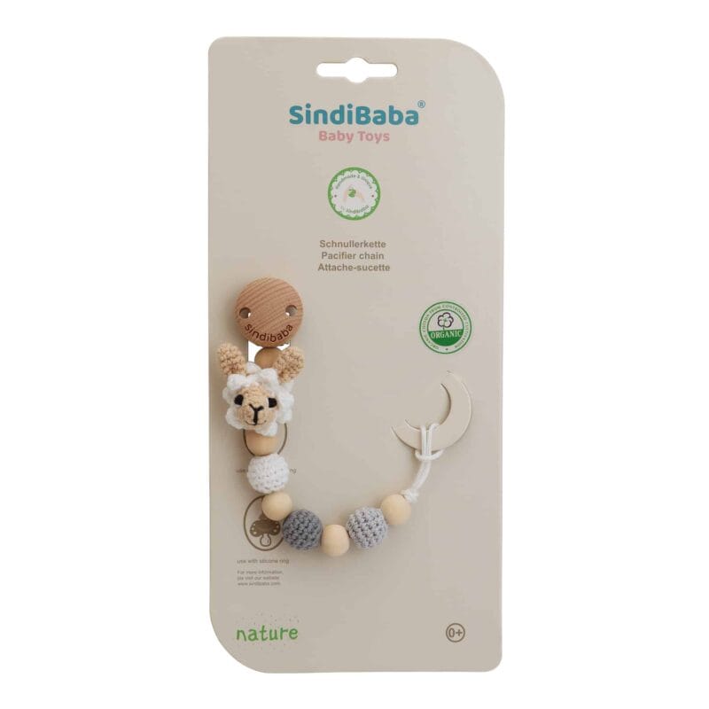 12528-Gehaekelte-Schnullerkette-Lama-LUKE-BIO-personalisierbar-Verpackung Gehäkelte Schnullerkette Lama LUKE (BIO) personalisierbar - Verpackung