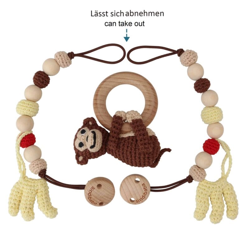12532-4-in-1-Kinderwagenkette-Affe-CHARLIE-Demontage 4-in-1 Kinderwagenkette Affe CHARLIE - Demontage