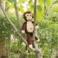 Gehäkeltes Kuscheltier Affe CHARLIE Bio - im Baum