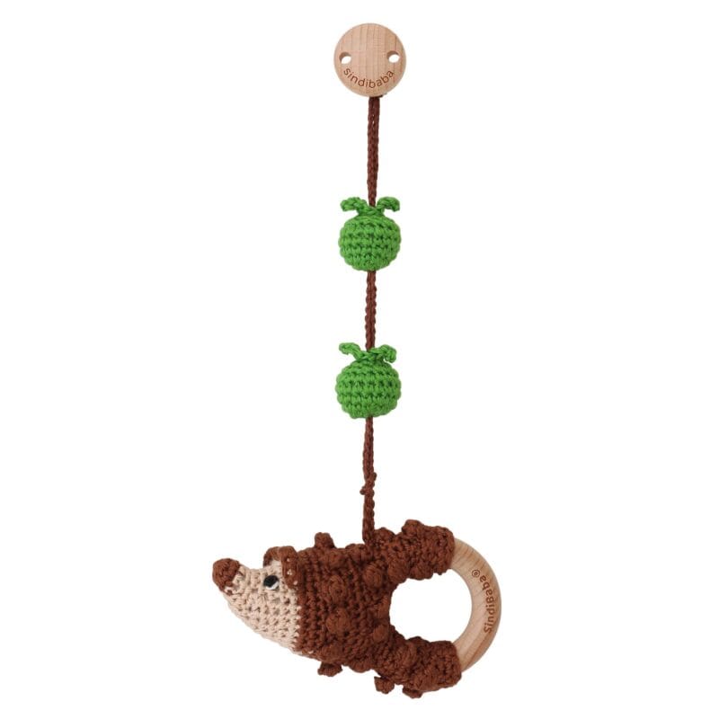3in1 Hängespielzeug & Babyrassel Igel HARRY